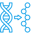 Gene expression icon